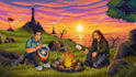 create logo pixel art design