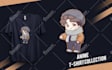 create a custom anime illustrated t shirt design