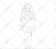 live 2d vtuber models, vtuber rigging  vtuber commissions outfit and accessories