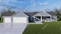 design backyard front yard terrace deck garden pool patio 3d landscape rendering