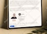 do HTML, clickable, editable, mobile friendly email signature
