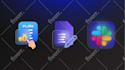 create glass morphism icons or any type icon for you