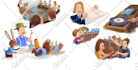 hand illustrate childrens book illustration