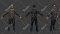 create retro ps1 ps2 n64 3d game ready character model