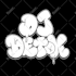 draw bubble graffiti in my style