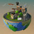 create isometric environment illustration