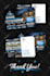 design eddm postcard, invitation card, flyer, brochure, social media kits