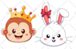 draw cute cartoon characters and illustrations for you