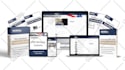 design digital product mockup online course ecover bundle