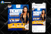 make giveaway flyer  for social media and promotions