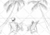 draw a custom freehand illustration on paper to your vision