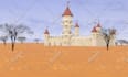 draw minimal landscape artwork for your project