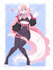 draw your character in flat colored furry art