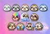 create chibi animal emotes for twitch discord kick in bulk for you