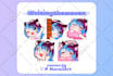 do customizable chibi ych emotes