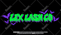 design custom made halloween, horror styled logo