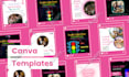 design canva template, social media design, post, ads for facebook, instagram