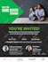 design a professional event and promotional flyer for businesses or social media