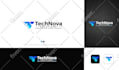 do modern minimalist logo design and branding kit