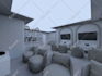 cafe interior design rendering