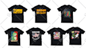 create trendy graphic and typography t shirt design for pod