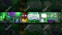 design a colorful gaming banner for youtube