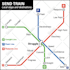 design a custom transit diagram or metro map design for you