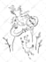 draw simple black and white line art illustration for you