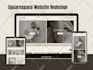 redesign squarespace site redesign fix update square space edit squarespace seo