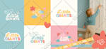 create a cute logo and brand identity for cafes and products