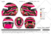 create a custom racing helmet design