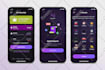 do mobile app design, web app design ui ux using figma