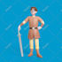 action figure design, 3d action figure statue articulated figure for 3d print