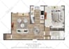 create 2d color floor plans from matterport models
