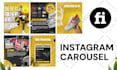 create instagram carousel post design