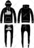 tracksuit or hoodie mockup design for sportswear clothing brand