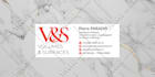 design modern minimalist and luxury business card