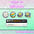 create cute twitch channel points subscriber and bit badges