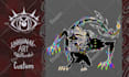 create horror art, dark monsters and creatures illustrations