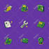 create professional 8 bit and 16 bit pixel art sprites, characters, icons, logo