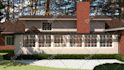 design house exterior and 3d render
