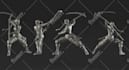 sculpt 3d model, dnd character, statue, toys for printing
