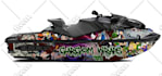 do creative boat wrap designs, jet ski, watercraft, surfboard, unique ship wrap