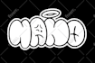 draw bubble graffiti in my style