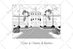 line drawing and vector line art illustration