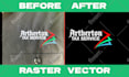 do vector tracing, vector logo, convert to vector