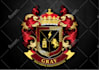 design coat of arms regal heraldic family crest logo