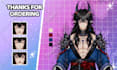 design a pngtuber model set with high quality custom expressions in anime style