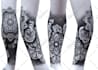 create sleeve tattoo design in geometric style