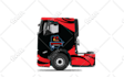 do eye catching professional semi truck wrap, truck wrap design